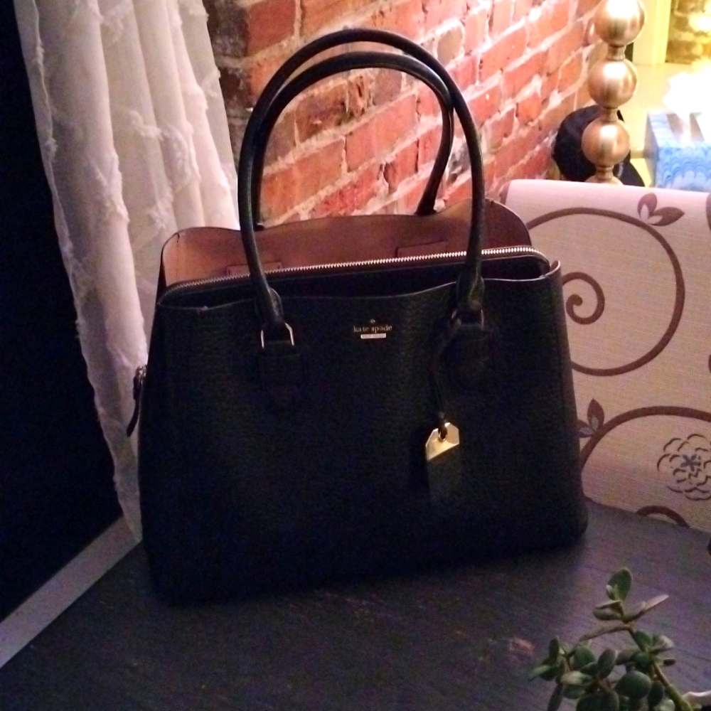 Kate Spade black computer bag